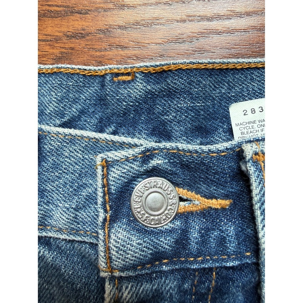 Levis 550 Mens Jeans 31x30 Relaxed Tapered Medium Wash Y2K 90s Dad Denim - Picture 2 of 10